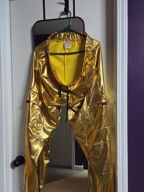 Metallic Gold Women’s Pants